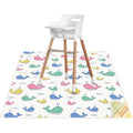 High Chair Splat Mat – 51" Waterproof Non-Slip Baby Mess Mat