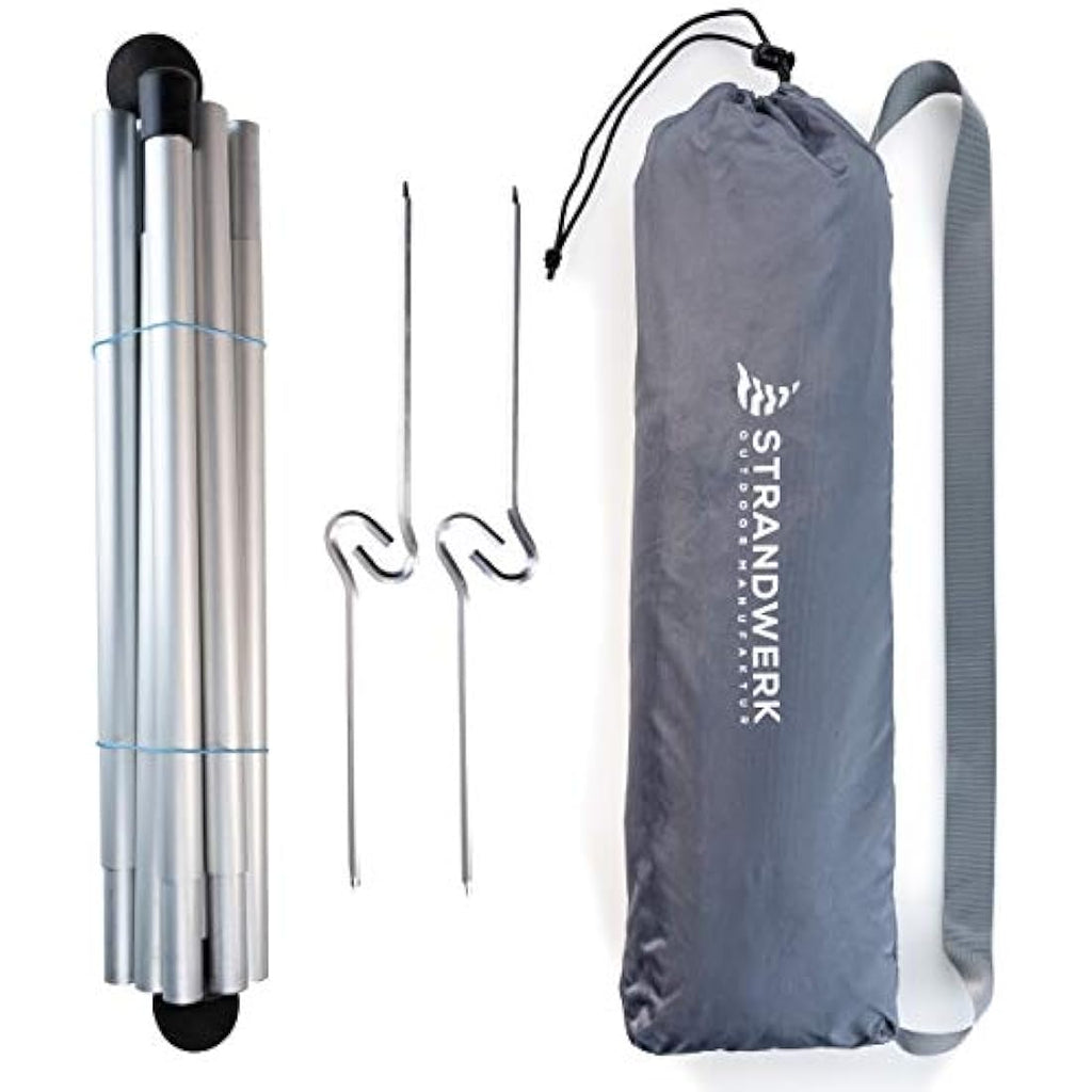 Lycra Beach Tent – Portable Sun Shade with Aluminium Poles