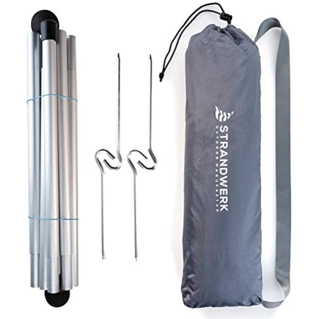 Lycra Beach Tent – Portable Sun Shade with Aluminium Poles