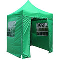 All Seasons Gazebos 2x2m Heavy Duty Pop Up Gazebo - Waterproof - Green