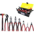 HOUSERAN 8-Piece Plier Set with Case – Non-Slip DIY Hand Tool Kit