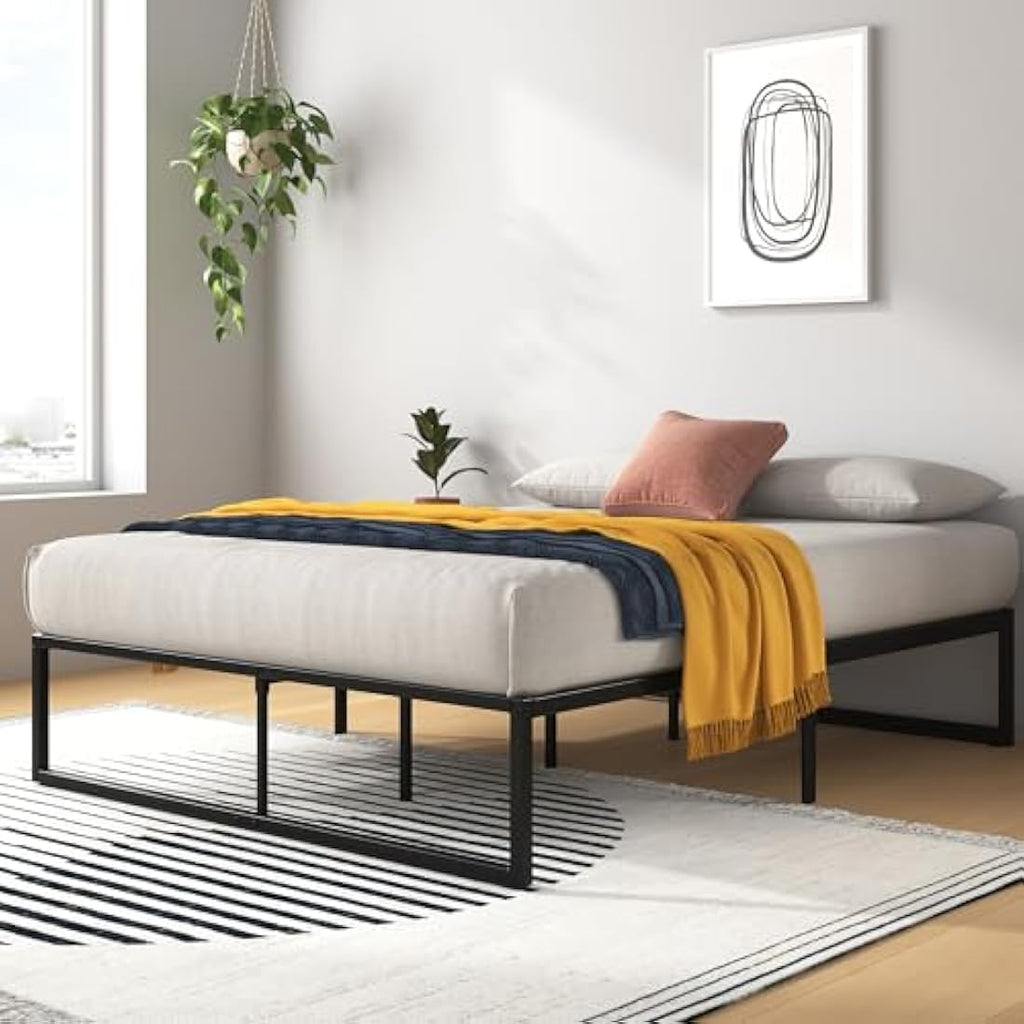 Zinus Lorelai King Metal Platform Bed Frame | 36cm Underbed Storage