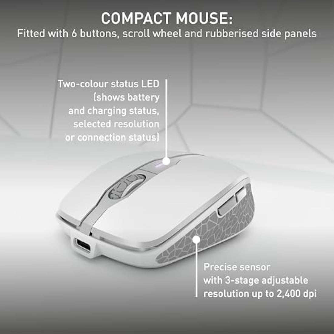 CHERRY DW 9100 SLIM Wireless Desktop Set | Bluetooth & 2.4GHz | Silver