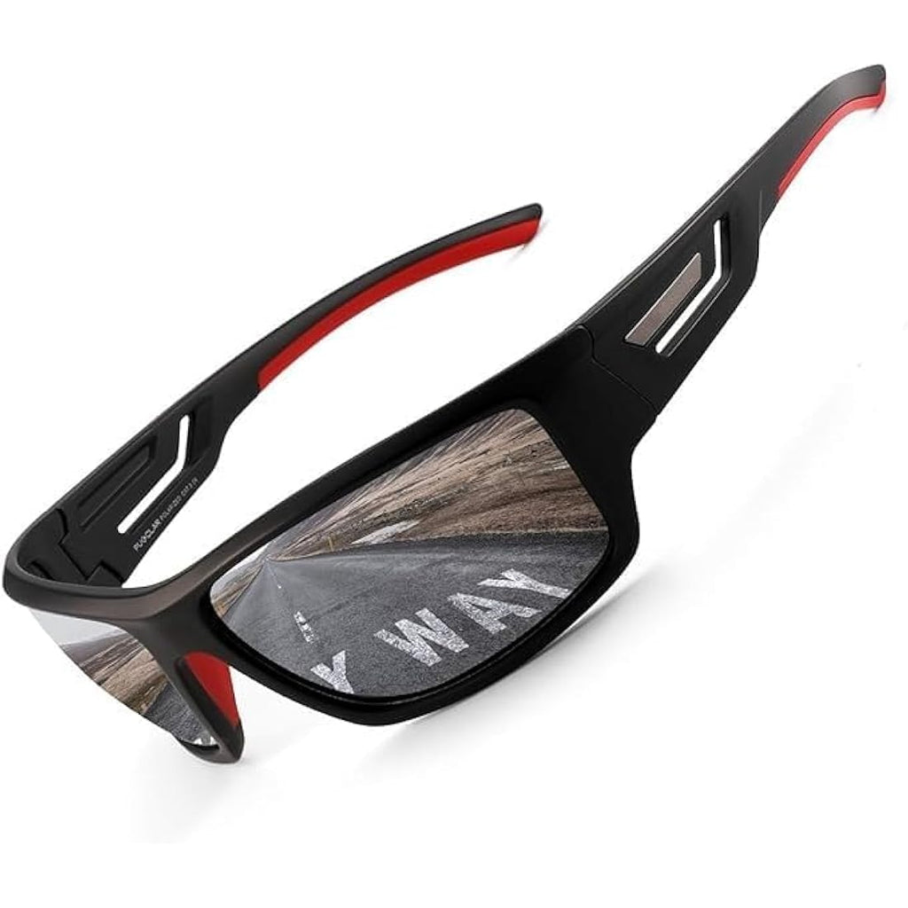 PUKCLAR Polarized Sports Sunglasses – TR90 Frame Cycling & Running Goggles