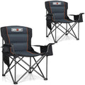 Overmont Heavy Duty Oversized Camping Folding Chair with Cooler Bag