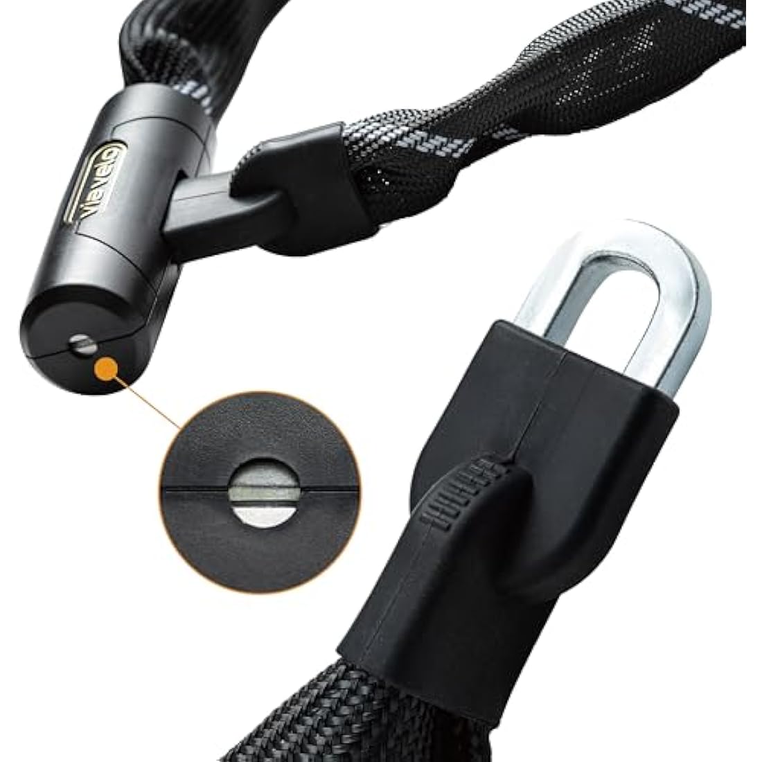 Via Velo Heavy-Duty Bike U-Lock and Chain Set | Sold Secure Gold