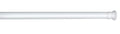 Wenko Telescopic Shower Rod – White Aluminium No-Drill Rail 70-115cm