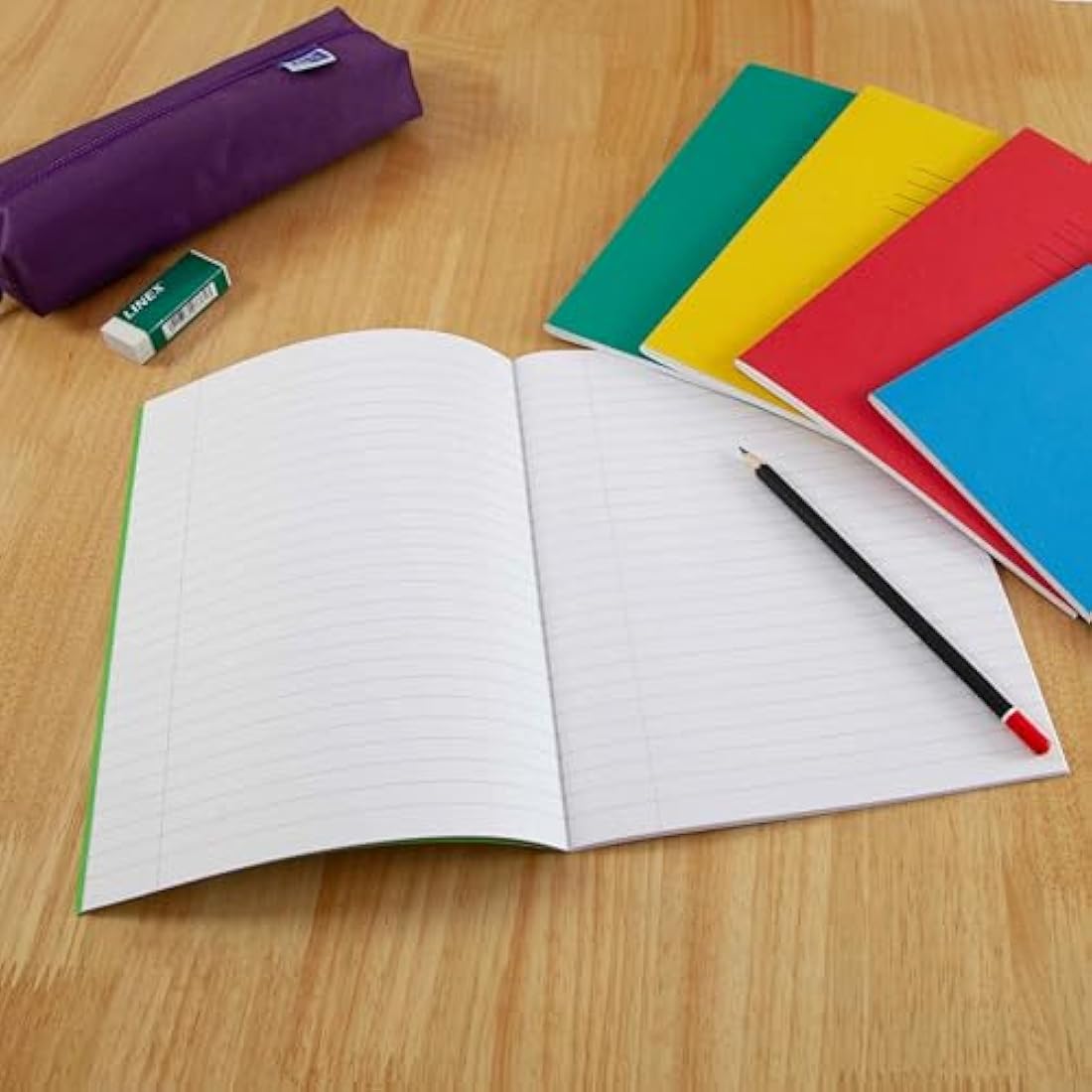Ruled Exercise Book – Dark Green 48 Pages (Pack of 100)