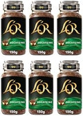 L'OR Decaf Instant Coffee – Smooth & Aromatic Soluble Coffee, 6 x 150g