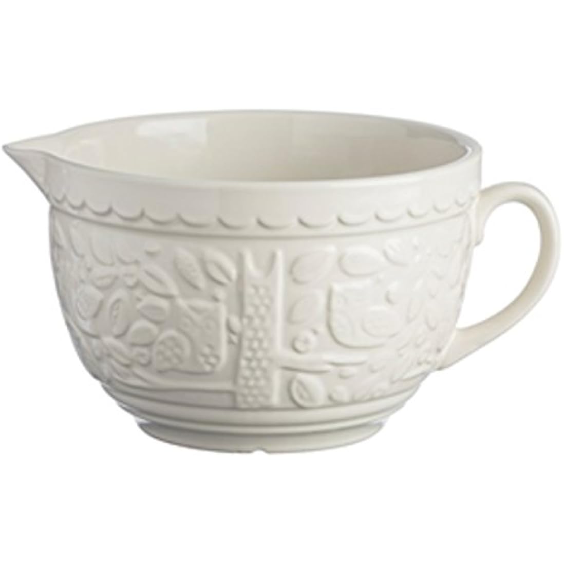 Mason Cash In The Forest Stoneware Measuring Jug - White, 1 Liter