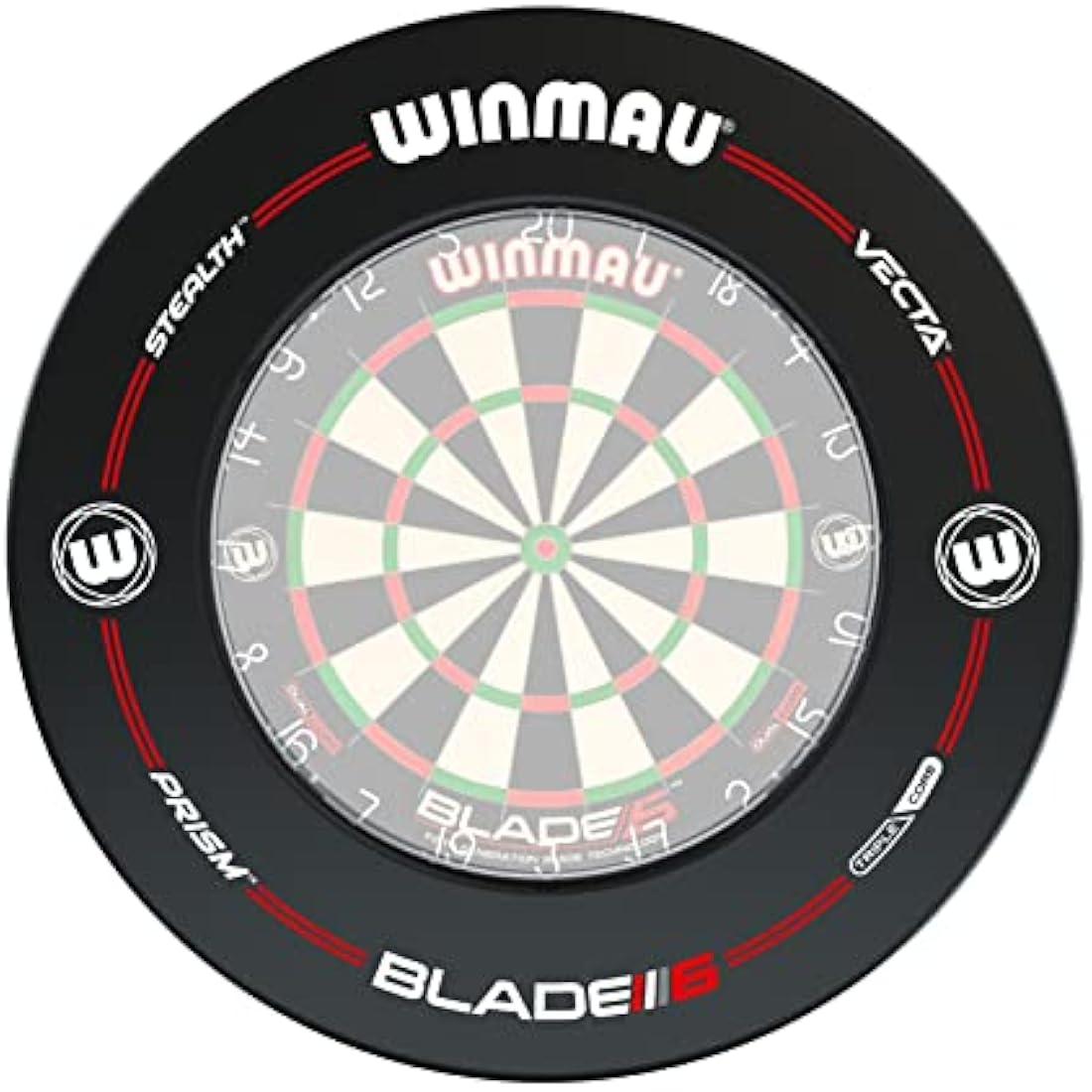 Winmau Dartboard Surround – High-Density Foam Wall Protection Ring