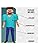 Minecraft Steve Deluxe Kids Halloween Costume by  | Sizes S-L