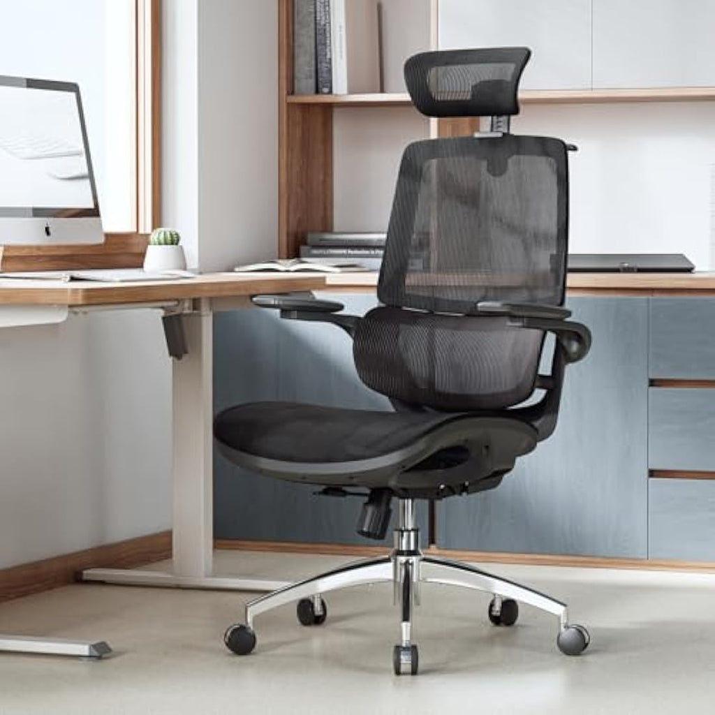 SIHOO M59AS Ergonomic Office Chair | 3D Flip-up Armrests & Lumbar Support