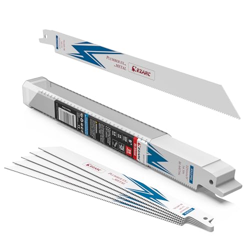 EZARC Bi-Metal Cobalt Reciprocating Saw Blades for Metal Cutting | 25-Pack