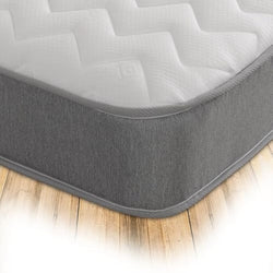 Starlight Beds Single Memory Foam Hybrid Mattress – 3ft Grey UK Made
