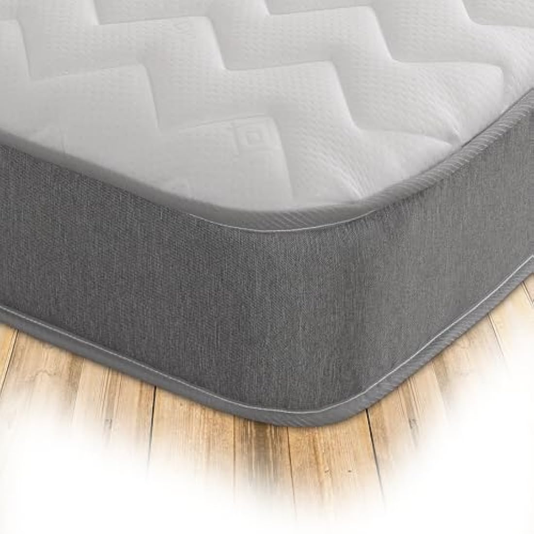 Starlight Beds Single Memory Foam Hybrid Mattress – 3ft Grey UK Made