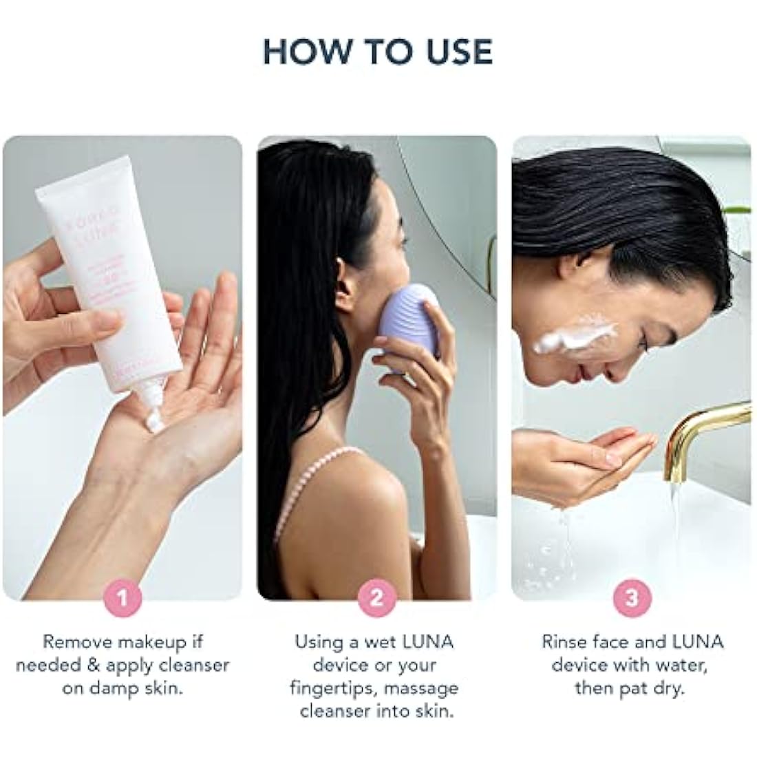 FOREO LUNA Micro-Foam Cleanser 2.0 – Hydrating Vegan Face Wash - 3.3oz