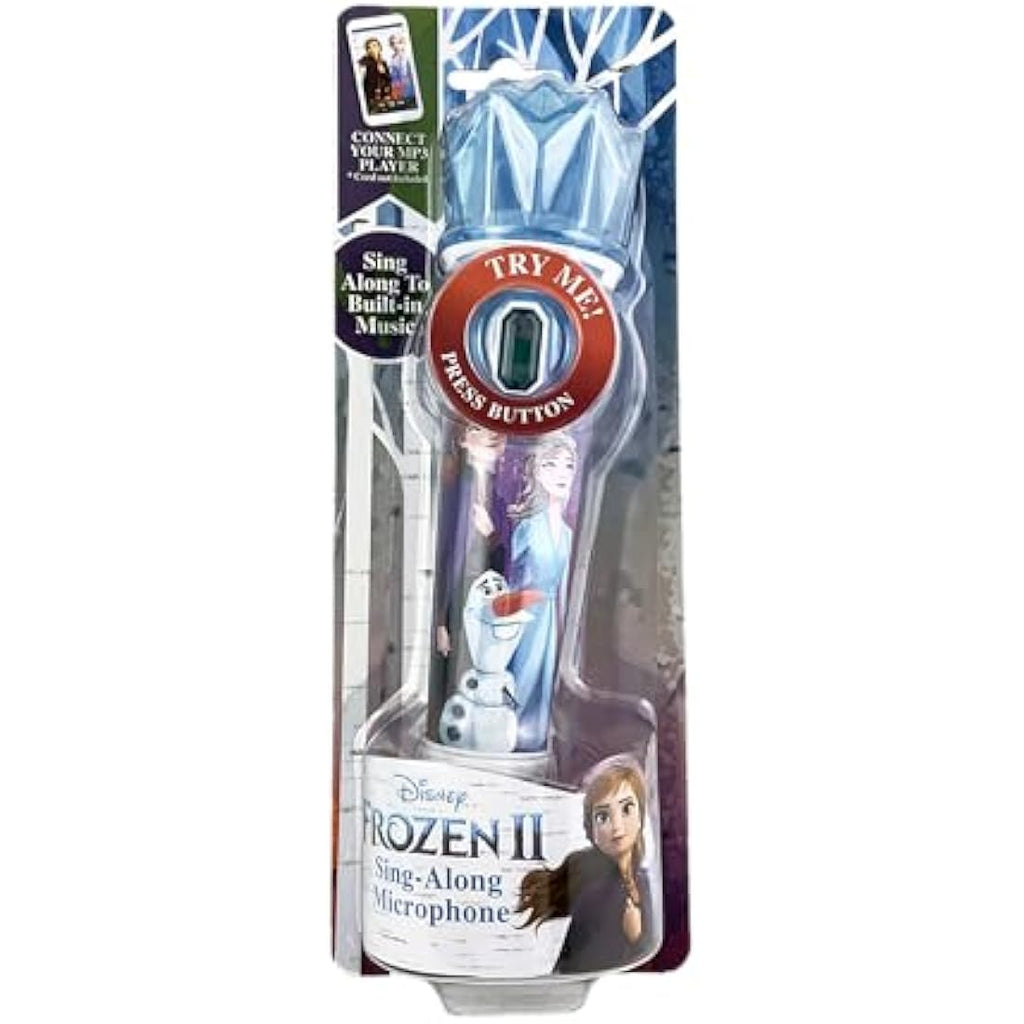 Disney Frozen 2 Karaoke Microphone with MP3 Player and Flashing Lights