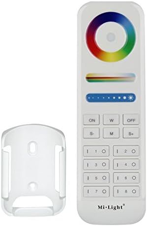 Lighteu 8-Pack 4W MR16 GU5.3 RGB+CCT LED Spotlight with 8-Zone Remote