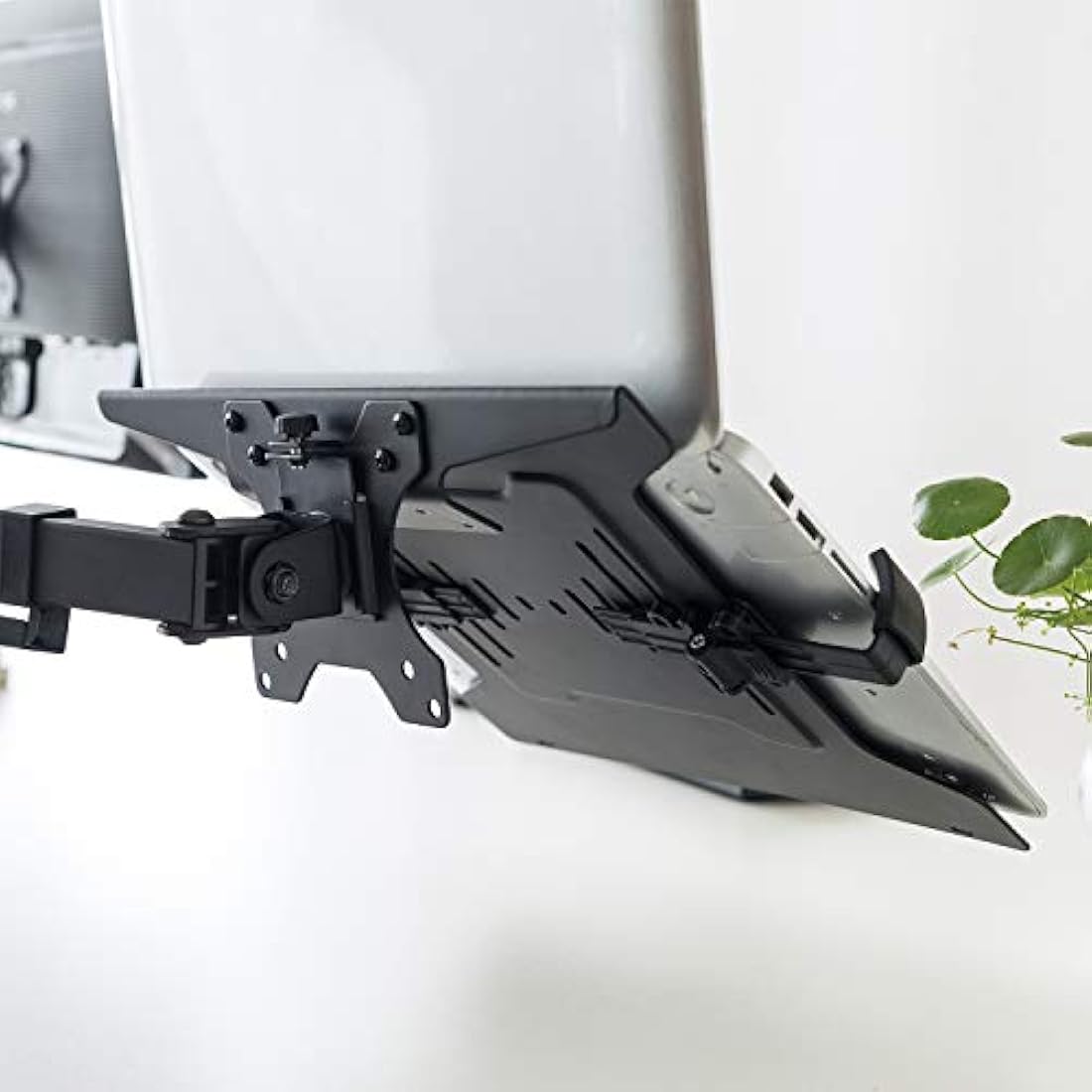 PUTORSEN Laptop Mount Tray for VESA Monitor Arms | 10-15.6 inch Notebook
