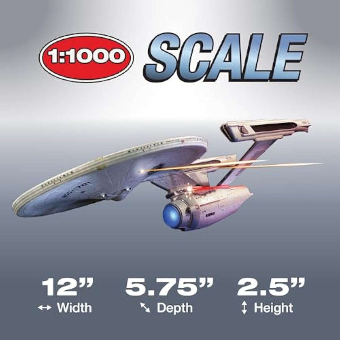 Polar Lights Star Trek U.S.S. Enterprise NCC-1701 1:1000 Model Kit
