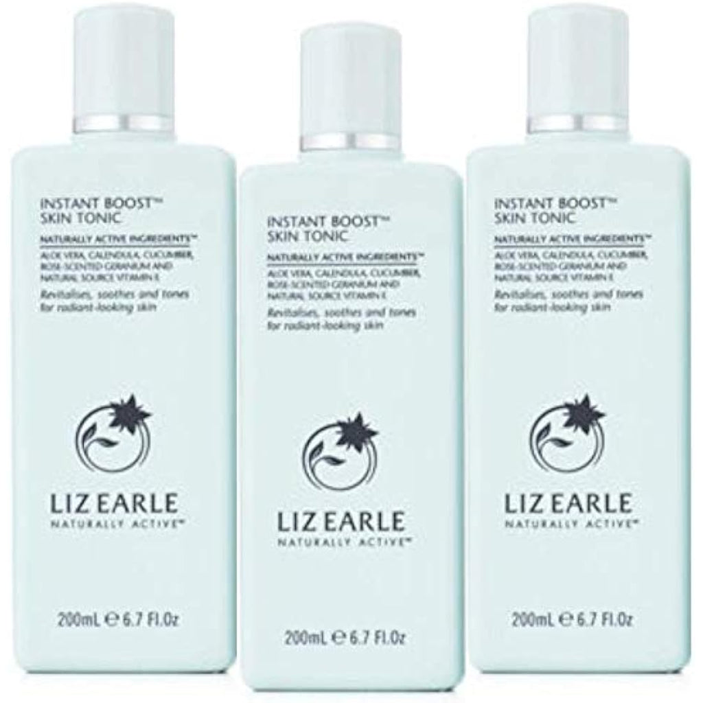 Liz Earle Instant Boost Skin Tonic – 3 x 200ml Hydrating Face Toner