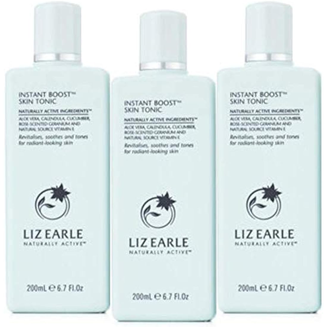 Liz Earle Instant Boost Skin Tonic – 3 x 200ml Hydrating Face Toner
