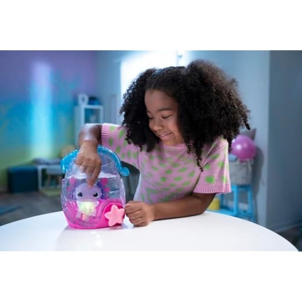Animagic Let's Glo Axolotl Bubble Reef – Interactive Magic Aquarium