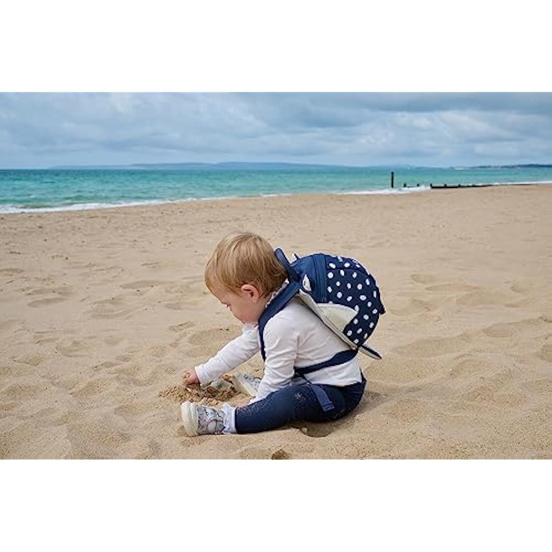 LittleLife Toddler Backpack with Safety Rein | Stingray Harness (1-3 Years)