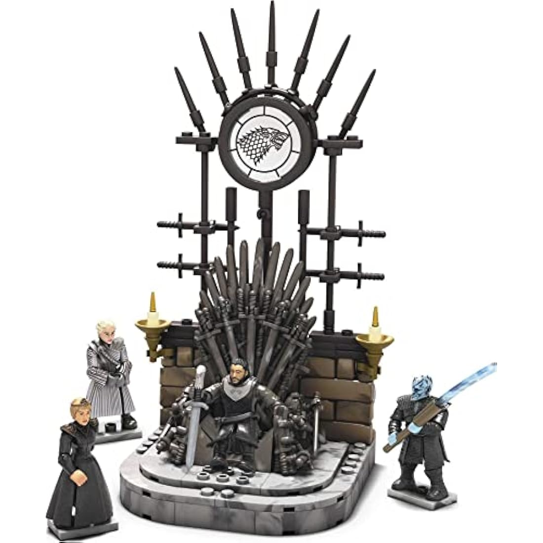 Mega Construx Game of Thrones Iron Throne Building Set with 4 Figures