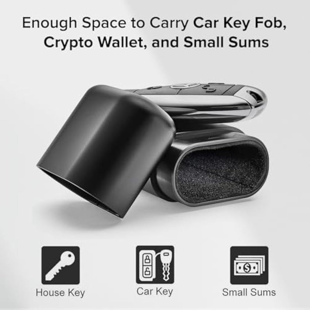 Vonetti Bello Faraday Box – Aluminum RFID Signal Blocker for Key Fobs