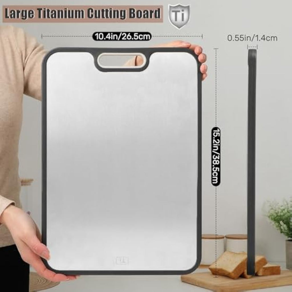 Titanium Cutting Board – Double Sided Non-Slip Chopping Board