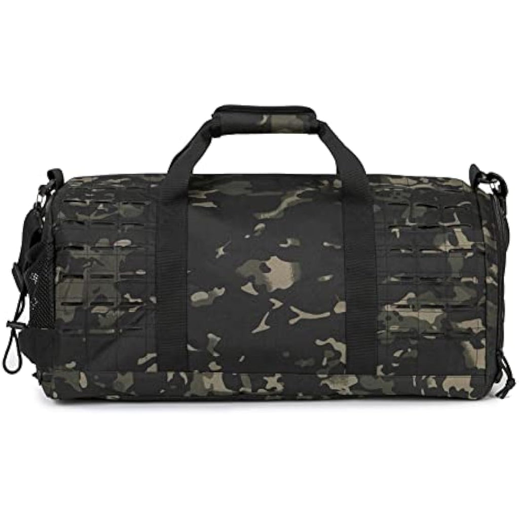 QT&QY 40L Military Tactical Duffle Bag | Waterproof 900D Polyester Gym Bag