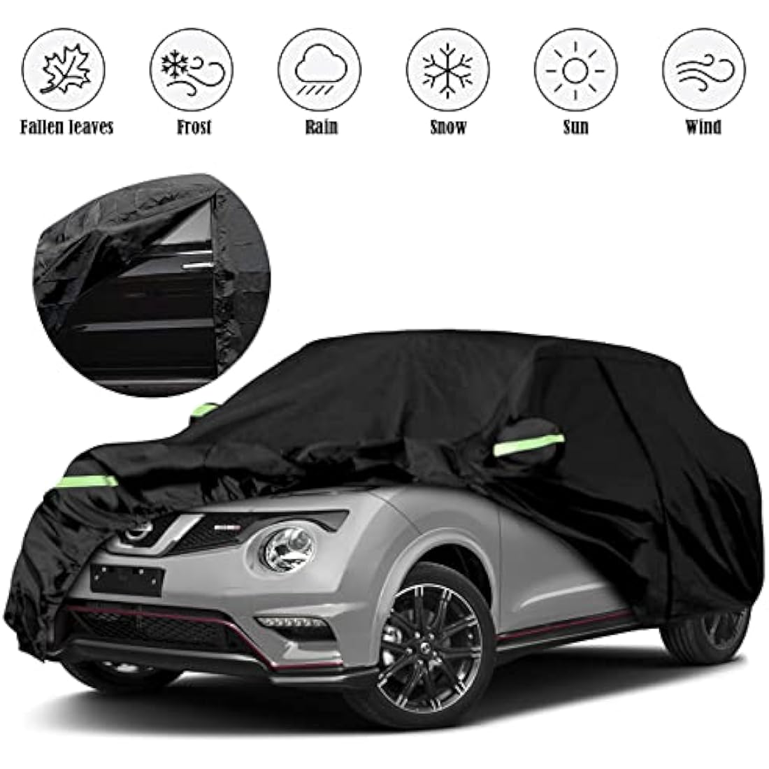 Opaltool 6-Layer Waterproof Car Cover for Nissan Juke 2010–2022