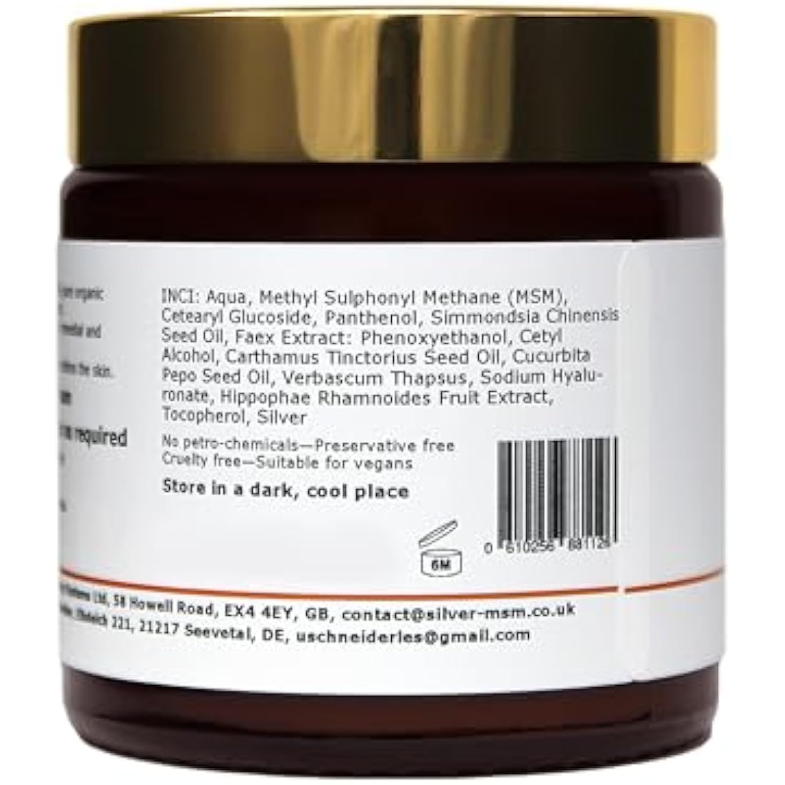 Silver-MSM Regeneration 5in1 Cream – Natural Anti-Aging Moisturizer 120ml
