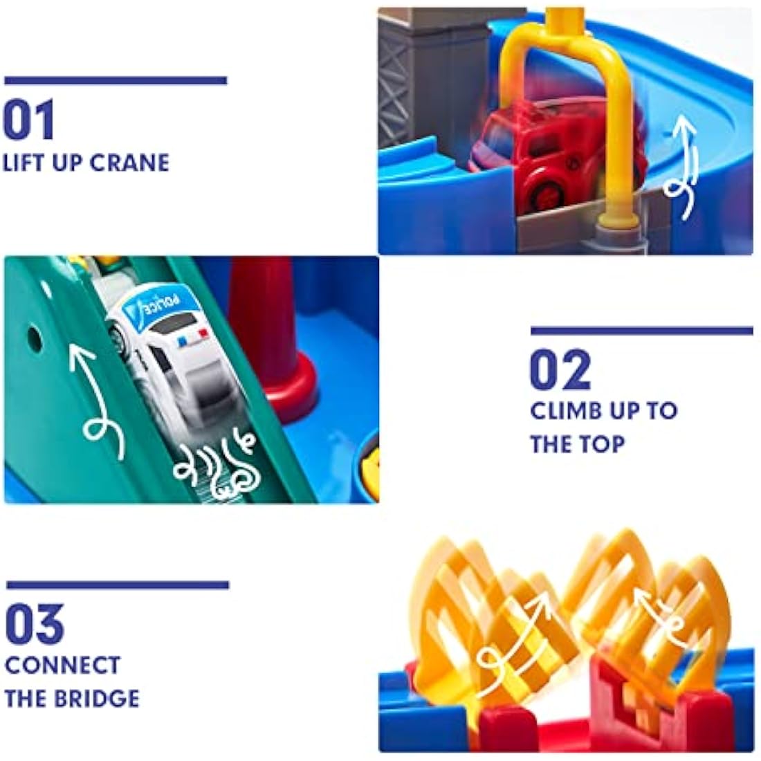 Kids Car Race Track – Educational Toddler Adventure Toy