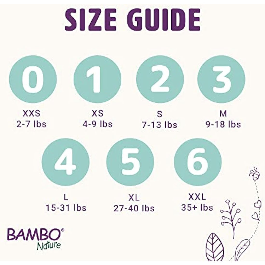 Bambo Nature Premium Eco Nappies | Size 6 (16kg+) | 20 Pack