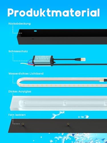 LED Outdoor Wall Lamp – 150CM IP65 Waterproof Light Bar
