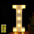 HONPHIER LED Marquee Letter Lights – Battery Operated Alphabet Sign (I)