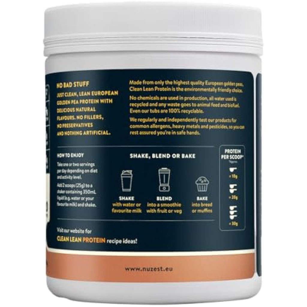 Nuzest Clean Lean Protein - Rich Chocolate Vegan Pea Protein - 500g