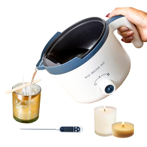 Ksedcon Electric Wax Melter | 1.5L Non-Stick Candle Making Pot with Lid