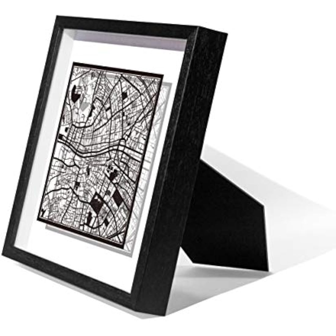 Jolof Store Dublin Marco de Papel para Mapas – Arte Minimalista 9x9
