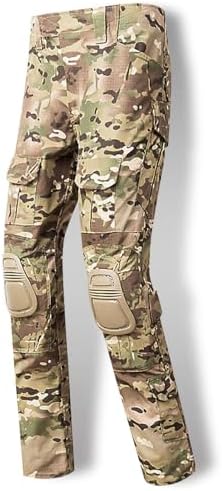 Tactical Military Combat Pants with Knee Pads for Airsoft