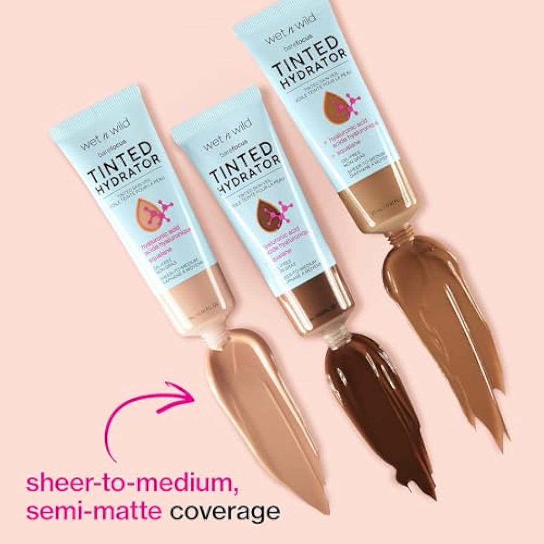 Wet n Wild Bare Focus Tinted Hydrator – Hyaluronic Acid – Fair