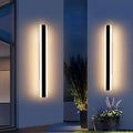 Mikeru 100cm LED Outdoor Wall Light | IP65 Waterproof 3-Color Sconce 2-Pack