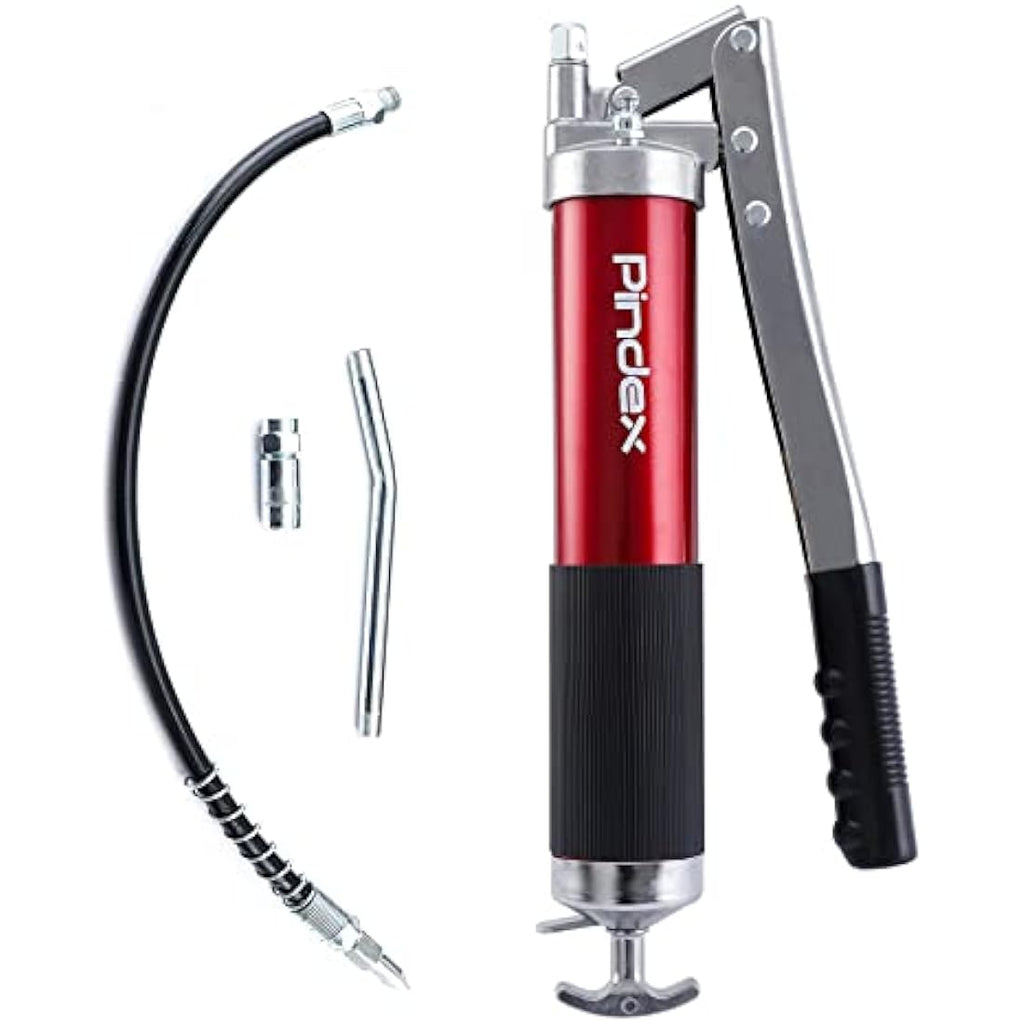 Pindex 8000 PSI Heavy Duty Grease Gun – Professional Pistol Grip Tool