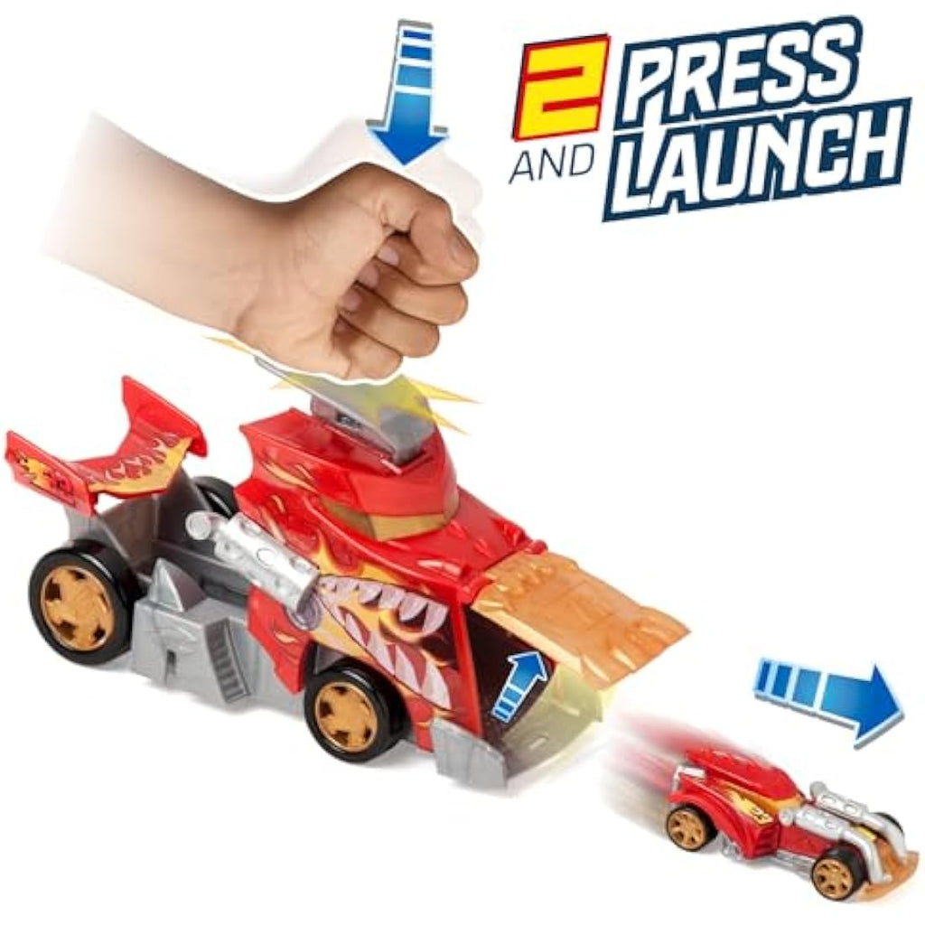 T-Racers Mix'N Race Fire Launcher Truck with Exclusive Vehicle