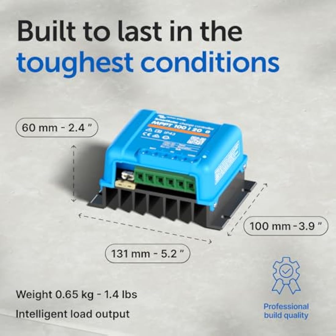 Victron Energy SmartSolar MPPT 100/20 Charge Controller with Bluetooth
