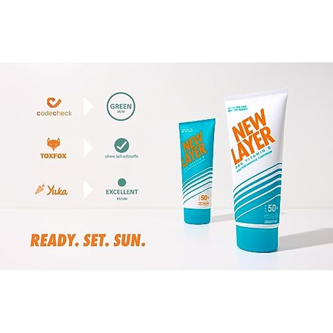 NEW LAYER Sensitive Sunscreen SPF 50+ | Pro Vitamin D | 200ml