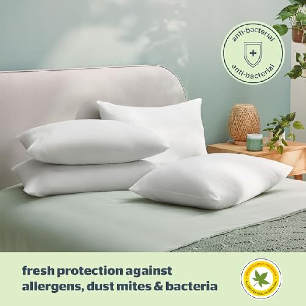 Silentnight Anti Allergy Firm Support Pillows for Side Sleepers | 4 Pack